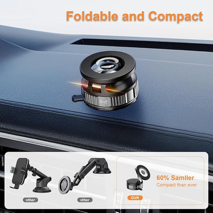 Magnetic Phone Holder for Car, 360° Adjustable Vacuum Car Phone Holder | 80+LBS Suction Phone Mount, for Car Dash/Windshield/Screen, Phone Holders for Your Car, for iPhone 17/16/15/14/13 - Image 6