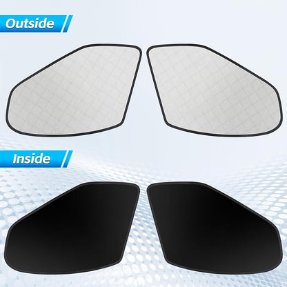 Magnetic Side Window Sun Shade for 2015-2026 Ford Transit | Aluminum Reflective Layer, UV Heat Blocking Sunshade, Includes Storage Bag, for Camper Vans & Overnight Stops (2PCS) - Image 7