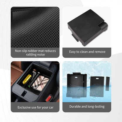 CDEFG Maverick Center Console Organizer for 2022 2023 2024 2025 2026 Ford Maverick Truck Accessories Central Console Armrest Tray Storage Box Insert Tray Coin Container - Image 5