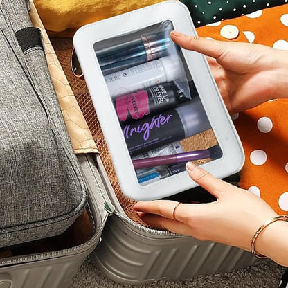 Clear Makeup Bag Small, TSA Approved Portable Toiletry Bag with Zipper Cosmetic Travel Bag Makeup Organizer Case Mini Makeup Pouch for Purse Car Organizer Bag for Women Men - Image 7