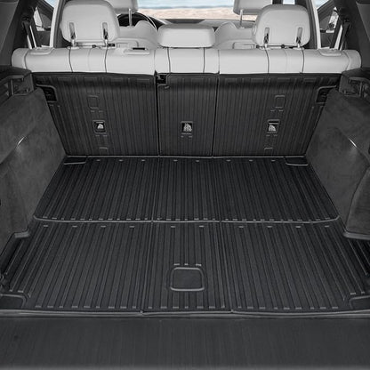Floor Mats for 2019-2026 BMW X5 5-Seats Accessories | Full-Coverage Mats Set with Integrated Cargo Liner & Backrest Mat, Odorless & Durable, All-Weather Protection, 3D Laser Fit - Image 4