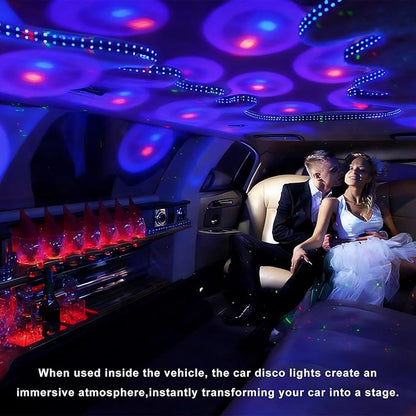 USB Star Night Light Projector, Romantic Sound Activated Car Interior Atmosphere Lamp, Portable LED Night Light for Vehicle Bedroom Party Ceiling, Car Accessories - Image 6