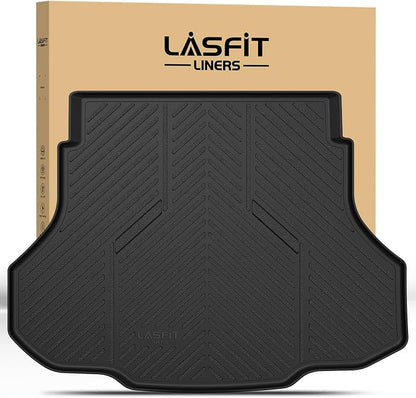LASFIT Cargo Mat for Hyundai Elantra 2021-2026 / Elantra N 2022-2026 | All Weather TPE Custom Fit Cargo Trunk Mat Accessories, Black by LASFIT