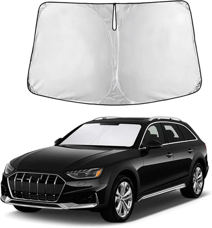 Autovir Windshield Sun Shade Fit for 2017-2023 2024 2025 Audi A4 | Sunshade, Front Car Window Shades Sun Visor, Blocks UV Rays & Heat, Car Accessories by Autovir