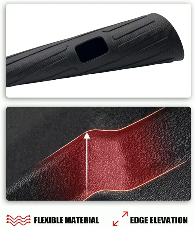 Cargo Liner Compatible with 2022-2026 Honda Civic Hatchback Trunk Mat Cargo Mat Back Seat Cover Protector (Backrest Mats+Trunk Mat) - Image 4