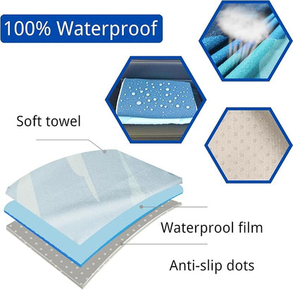 Waterproof Car Seat Cover for Front Seats, Protector for Cars SUVs Trucks, Sweat Towel Seat Covers Bucket for Gym,Workout,Beach,Hiking,Running and Swimming (Mountains, 2PCS) - Image 2