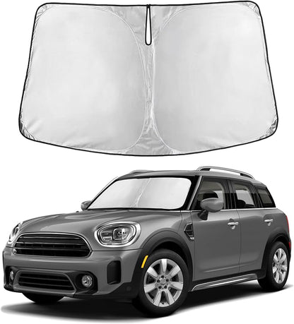 Autovir Windshield Sun Shade Fit for 2017-2026 Mini Countryman Cooper F60 | Sunshade, Front Car Window Shades Sun Visor, Blocks UV Rays & Heat, Car Accessories by Autovir