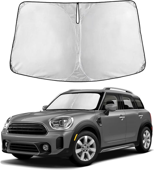 Autovir Windshield Sun Shade Fit for 2017-2026 Mini Countryman Cooper F60 | Sunshade, Front Car Window Shades Sun Visor, Blocks UV Rays & Heat, Car Accessories by Autovir