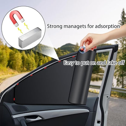 ZATOOTO Magnetic Car Window Shades for Driver Side Window, Full Blackout | Privacy, UV‑Block, Heat Insulation, Metal Frame Fit, No Adhesive, Tool-Free Install, For Travel Camp Privacy - Image 6