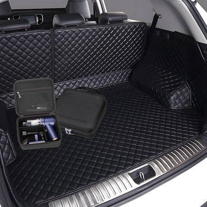 Hard Travel Case for KMM Handheld Car Vacuum Cleaner, Portable Auto Vacuum Cleaner Accessories Storage Bag Carrying EVA Case for KMM LT-117C 9000Pa Air Duster (Full Black) - Image 8