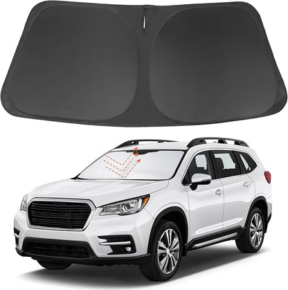 Front Windshield Sun Shade Foldable Car Front Window Sun Shade Windshield Shade Custom Fit for 2019-2025 2026 Su-baru Ascent Block UV Rays Accessories Heat Keep Cooler by FannycCargoCover