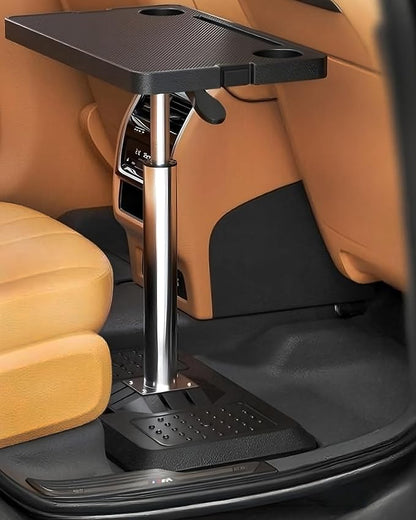 Car Seat Trays Table Desk for Laptop Tablet Adjustable Travel Tray for RV | Car Back Seat Tray Table for Passengers Eating or Working, Foldable Stand for SUV MPV RV Outdoor Adjustable Height- Black by AlloTemlass