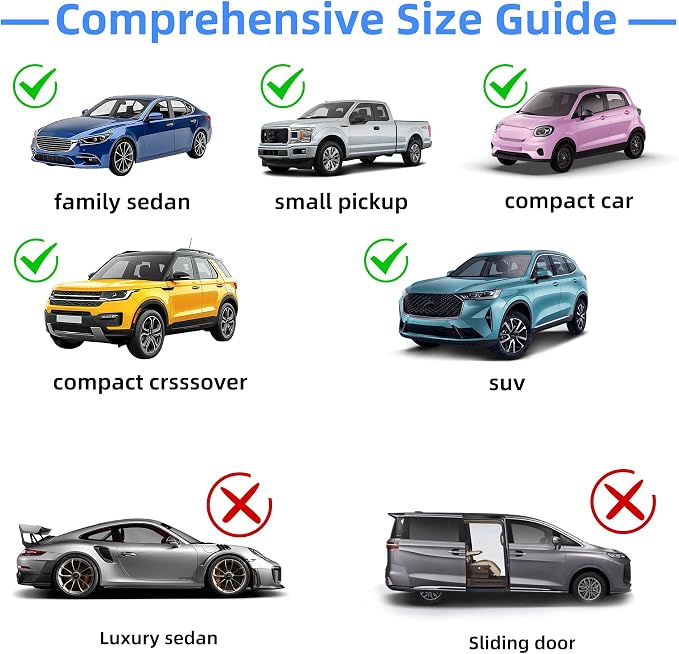 2026 New Upgrade Car Window Shades, 2 Pack Side Car Window Sun Shades for Camping, UV Protection Breathable Mesh Baby Window Covers, Window Screen for Car, Truck, SUV, Protect Privacy for Kids, Family - Image 6