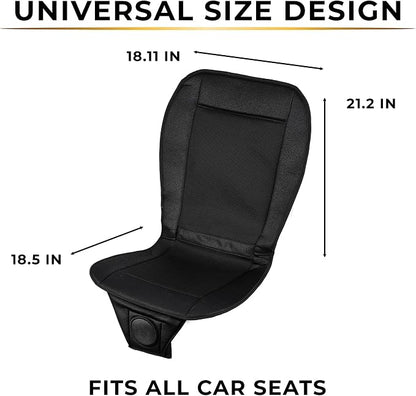ZONETECH Cooling Car Seat Cover, Black Automotive Adjustable Temperature Comfortable Cooling Car Seat Cover (2 Pack) - Image 6