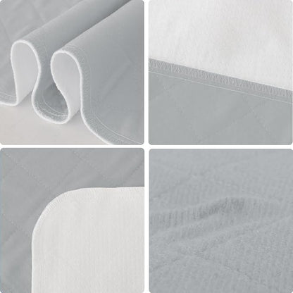 Bed Pads Washable Waterproof for Incontinence 2 Pack, 34'' x 36'', Grey | Washable and Reusable Chuck Pads, Underpad Sheet Protector for Adults, Elderly, Kids, Toddler and Pets, - Image 7