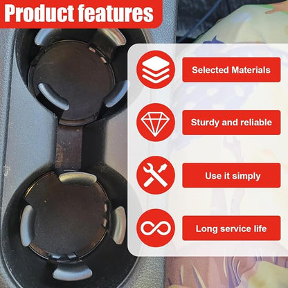 YoRise Car Cup Holder Expander, Automotive Drink Holder Adapter with Adaptive Clamping Arm, Universal Vehicle Cupholder Expander Accessories for Fixing Water Cups, Drinks (2PCS) - Image 4