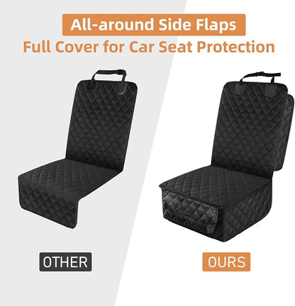 Waterproof Front Seat Car Cover, Full Protection Dog Car Seat Cover | Side Flaps, Nonslip, Scratchproof, Fits Cars, Trucks, SUVs, Jeep - Image 3
