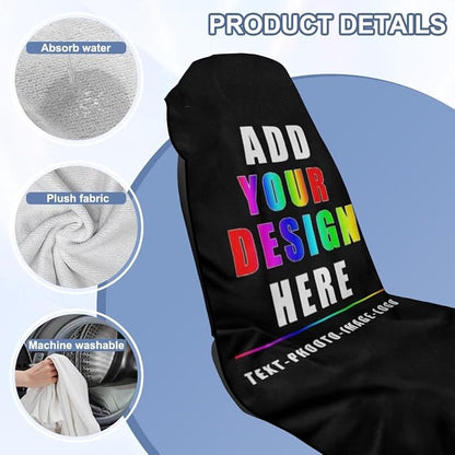 Custom Design Car Towel Seat Cover Breathable Car Seat Cover Protector Non-Slip Comfortable Cars Interior Accessories for Cars, SUVs, and Trucks - Image 6