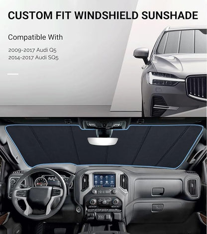 Pigenius Windshield Sun Shade for Audi Q5 2009-2017, SQ5 2014-2017 - Safeguard - Image 2