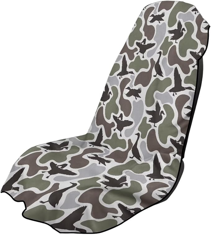 SEANATIVE Duck Hunting Car Cushion Towels Absorbent Towel for Car Seat Scratch-Resistant Automotive Seat Covers Breathable Sweat Towels for Yoga & Hot Weather Driving by SEANATIVE