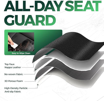 RIDEPOSH Custom Fit Seat Covers for Honda Civic 2022-2026 | Hatchback EX-L Sport Touring, Faux Leather, 60/40 Split Rear, Rear Armrest, Waterproof, Airbag Compatible, Easy-to-clean - Image 4