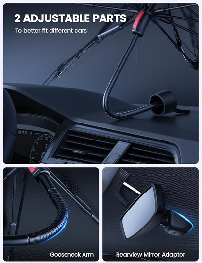 RAV4 2019-2025 Foldable Car Windshield Sunshade Umbrella UV Block Coating | Foldable Umbrella Shade, 5 Layers UV Block Coating, Window Heat Insulation Protect for 2019-2025 RAV 4 Windshield Accessories - Image 5