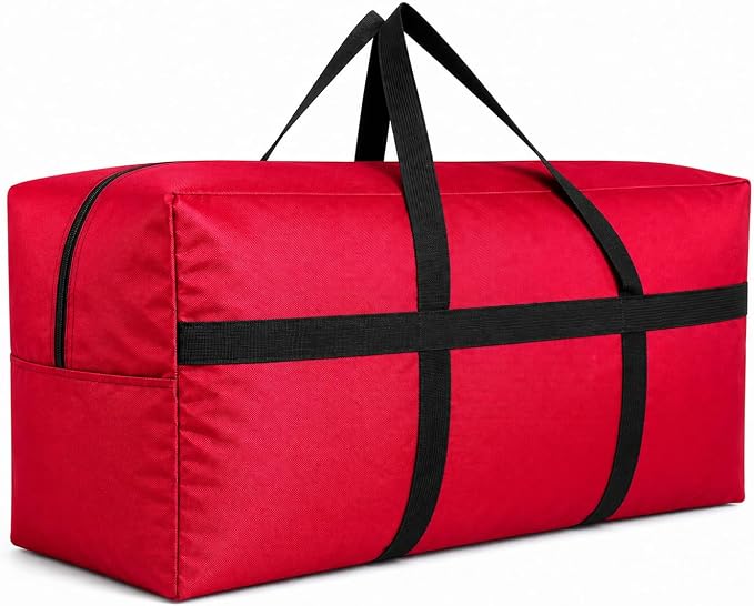 DoYiKe Extra Large Storage Duffle Bag, Duffel Bag for Travel Red 130L by DoYiKe