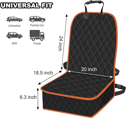 2 Packs Car Front Seat Cover for Dogs, Waterproof Pet Car Seat Protector, Nonslip Scratch-Proof Dog Seat Cover for Cars, Trucks & SUVs - Image 3