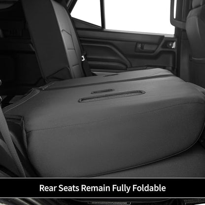 EKR Car Seat Covers Custom Fit for Toyota 4Runner(5 Seats) Full Set | for Toyota 4 Runner 2025-2026 Seat Covers for SUV,Full Wrap,Airbag Compatible,Waterproof Pet-resistant,Neoprene(Black) - Image 7
