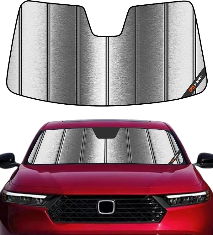 Pigenius Windshield Sun Shade for Honda Accord 2023-2026 Custom Front Window Sunshade - Metallic by Pigenius