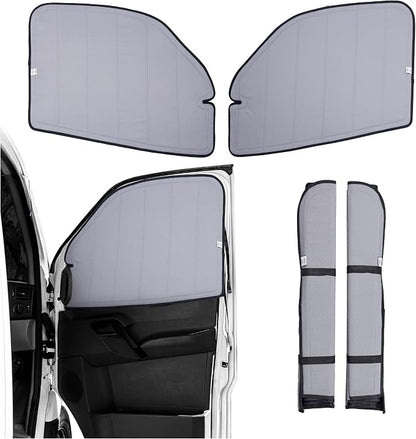Living in a Bubble Insulated Blackout Front Window Covers (Pair) for Mercedes Sprinter Van Year 2019-2026, VS30 by LivinginaBubble