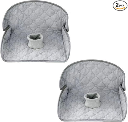 PandaEar 2 Pack Infant Car Seat Protector, Waterproof Piddle Pad for Babies | Toddler Car Seat & Stroller Pads Cover for Potty Training, Waterproof 4-Layer Protection, Non-Slip Backing, Machine Washable by PandaEar