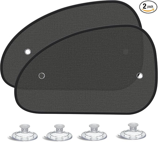 2026 New Upgrade Car Window Shades for Side Window 25"X15"(2 Pack),Car Window Shade for Baby Suction Cup,Sun Shade Side Window Can Blocks 99.98% UVR by DETAILSAVER