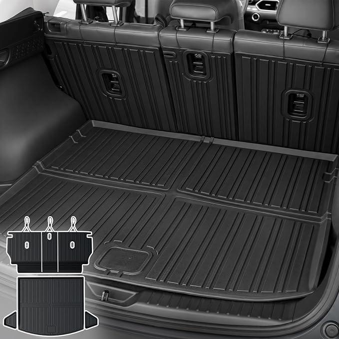 Cargo Mat for Mazda CX-5 2017-2025 Accessories | Cargo Liner & Rear Seat Back Protector for CX-5, All Weather TPE, Non Slip & Odorless & Scratch Proof, Quick Clean by JOULARISE