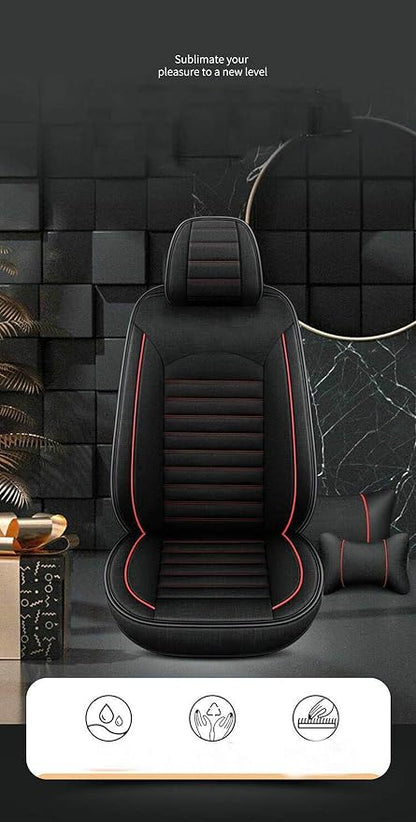 for car seat Covers Non-Slip （E.g, for Tesl,for Mercedes-Benz,for BMW,for Audi, for Ford, for Honda, for Nissan,for Toyota,for Chevrolet,for Jeep.. (Black Coffer(line)) - Image 3