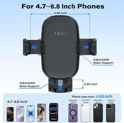CD Phone Holder for Car, Easy One-Button Release CD Slot Phone Mount | Stable Clamp, 360° Rotation, Works with Thick Cases, Fits iPhone, Samsung, Google, Moto & Most Smartphones - Image 6