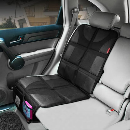 Autobase Car Seat Protector for Child Car Seat | Largest and Thickest Waterproof Backseat Protector for Kids and Pets | Heavy-Duty Non-Slip Rubber Padded Backing (Black, XL – 1 Pack) by AUTOBASE