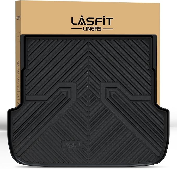 LASFIT Cargo Mat for Subaru Outback 2020-2025 | All Weather Custom Fit Anti-Slip Pet Friendly Easy Clean TPE Trunk Mat Cargo Tray Liner Accessories, Black by LASFIT