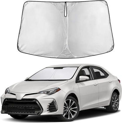 Autovir Windshield Sun Shade Fit for 2014-2017 2018 2019 Toyota Corolla | Sunshade, Front Car Window Shades Sun Visor, Blocks UV Rays & Heat, Car Accessories by Autovir