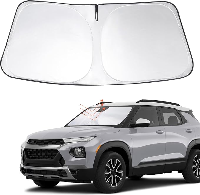 Windshield Sunshade for 2021-2025 2026 Chevrolet Trailblazer | Full covered for windshield, Foldable & Durable, Block UV Rays, Reduce Heat, Easy to install, Keeps Car Cooler by LHFLIVE