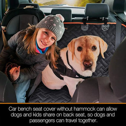 Heavy Duty Back Seat Cover for Truck , 100% Waterproof & Odor-Free Dog Seat Protector for F150 F250 Chevy Silverado Ram Sierra, Scratch-proof Eco-Friendly Back Seat Cover for Dogs, Kids, Tools & Gear - Image 9