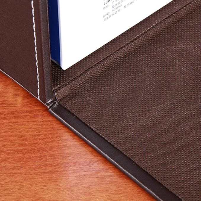 High-end Fashion Pu Leather Tissue Box Holder Business Black,Rectangular Tissue Box Cover,Napkin Holder Drawer Paper Dispenser,Home Office car Tissue Holder with Magnetic Bottom (Brown) - Image 7