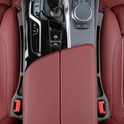 YLXGT Car Seat Gap Filler Organizer Universal for Car SUV Truck Accessories Seat Gap Plug Blocker with Storage Slot Black 2 Pack - Image 6