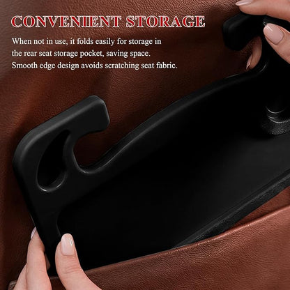 Car Steering Wheel Desk for Laptop, Auto Tray for Eating Writing | Portable Double Sided Design, with Pen and Drink Holder, for Eating Food Writing Work, Multipurpose Travel Car Accessories - Image 5