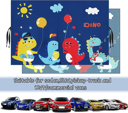 27"x20" Magnetic Double Layer Car Side Windows Shade | for Car SUV Minivan Side Windows, Universal Fit Full/Half Cover Options, Blocks UV Rays, Easy Install & Foldable Storage - Image 5