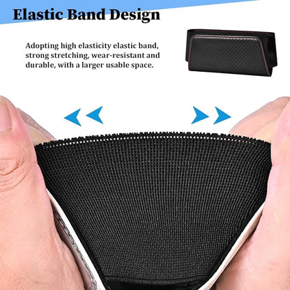 Car Seat Side Pocket Organizer, Leather Vehicle Seat Door Pouch Bag for Pen Phone Key, Automotive Console Card Sunglasses Holder Storage Bag, Universal for SUV Van Truck (Carbon Fiber) - Image 4