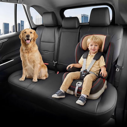 Coverado RAV4 Seat Covers Full Set Custom Fit for RAV4 2019-2025 SE, XSE | Car Seat Covers for Toyota RAV4 2019-2025(Hybrid/Prime/PHEV) SE/XSE, Easy Install & Waterproof & Airbag Compatible - Image 8