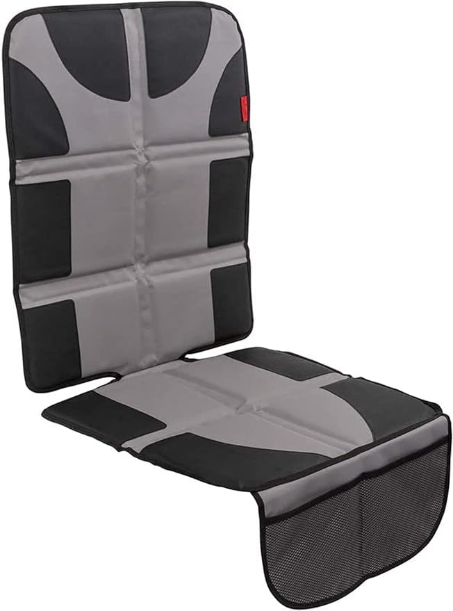 Lusso Gear Car Seat Protector - Waterproof Seat Protector & Non-Slip Backing - Waterproof Car Cover & Easy Clean-Up - Dual Mesh Storage Pockets & Travel Convenience - Gray by LussoGear