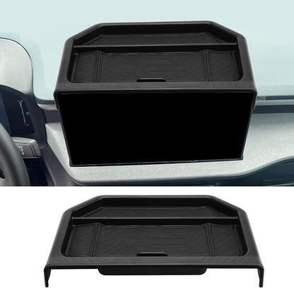 CDEFG for 2026 Ford Maverick Dashboard Storage Tray - Behind Screen Organizer Box 13.2-Inch Screen Dash Tray for 2025 2026 Ford Maverick Truck Accessories by CDEFG