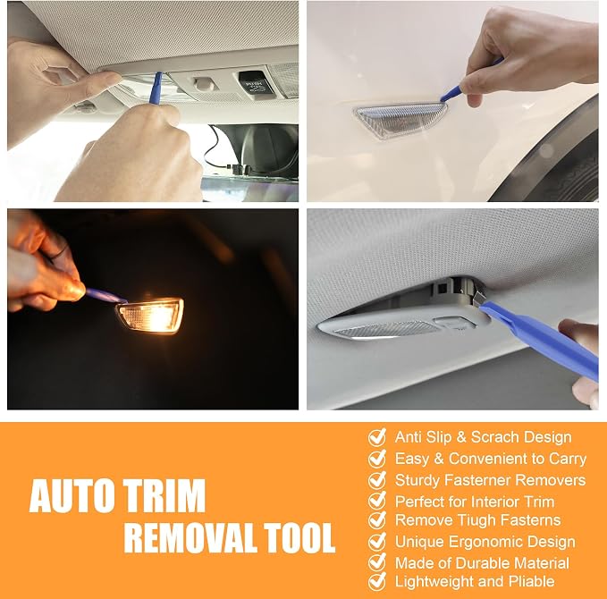 iFunyLED 24 Pieces Dome Light LED Car Interior Bulb Kit Set 194 T10 DE3175 578 31mm 42mm Bulbs Interior Replacement Lights for Car Map License Plate Door Side Marker Cornering Trunk Light - Ice Blue - Image 8